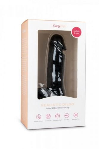 Realistische Dildo Zwart - 17,5 cm