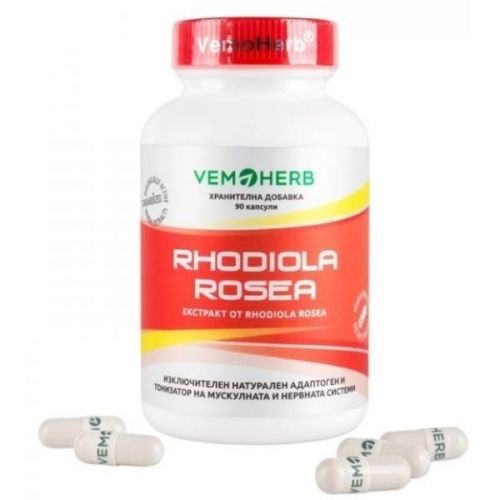 Vemoherb Rhodiola Rosea 90 kapslí