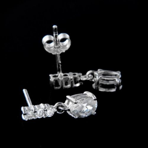 Stříbrné náušnice 14618