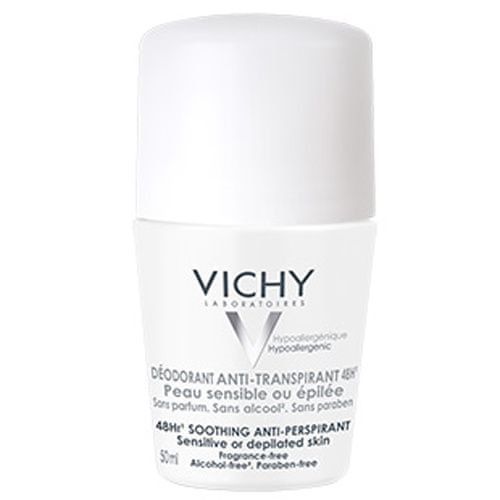 Vichy Antiperspirant 48H Deodorant na citlivou nebo depilovanou pokožku 50 ml