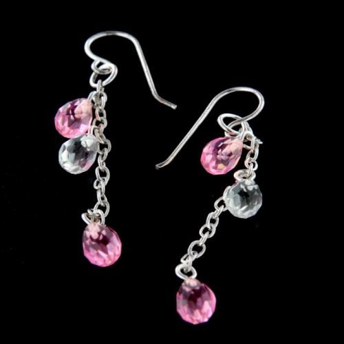 Stříbrné náušnice 14145