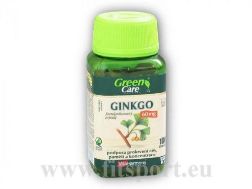 VitaHarmony Ginkgo 60mg extrakt 100 kapslí