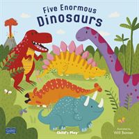 Five Enormous Dinosaurs(Board book)