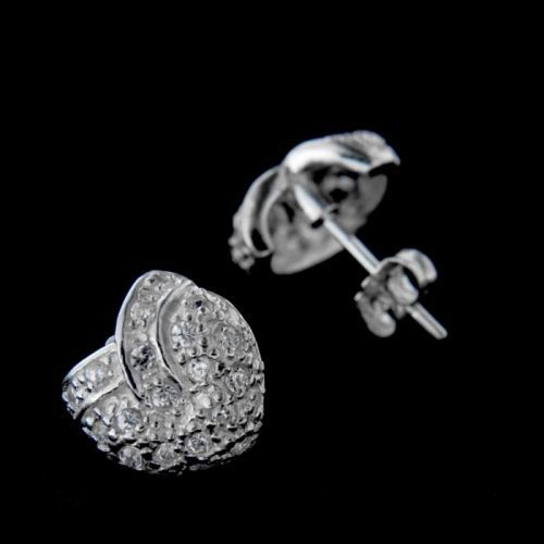 Stříbrné náušnice 14173