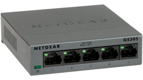 NETGEAR 5PT GE UNMANAGED SW METAL LP, GS305