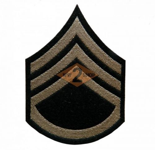 US hodnost Staff Sergeant filc- oliv, khaki