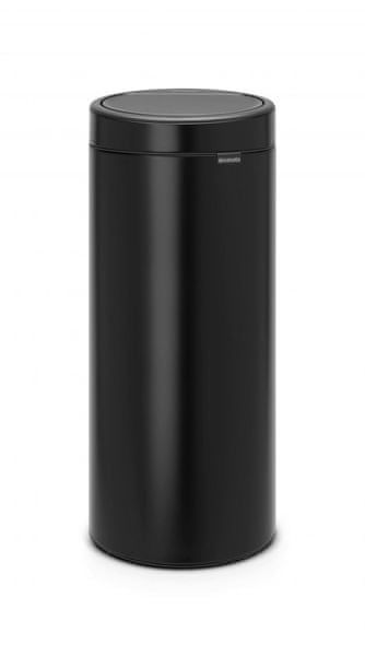 Brabantia Koš Touch Bin New, 30l - Černá
