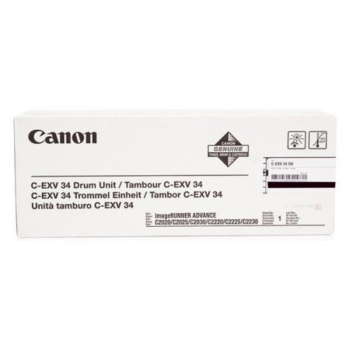 Canon originální válec CEXV34BK, black, 3786B003, 43000/61000str., Canon iR-C2020, 2030