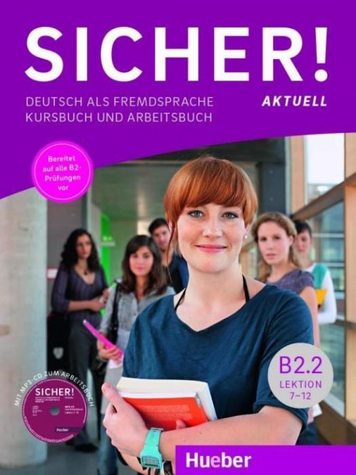 Sicher! aktuell B2.2 / Kurs- und Arbeitsbuch mit MP3-CD zum Arbeitsbuch, Lektion 7-12 (Matussek Magdalena)(Paperback)(v němčině)