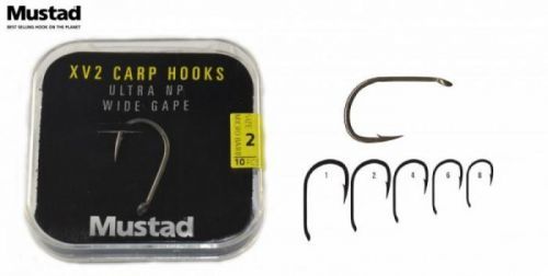 Háček Mustad XV2 Wide Gap vel.1 / 10ks