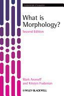 What is Morphology? (Aronoff Mark)(Paperback)