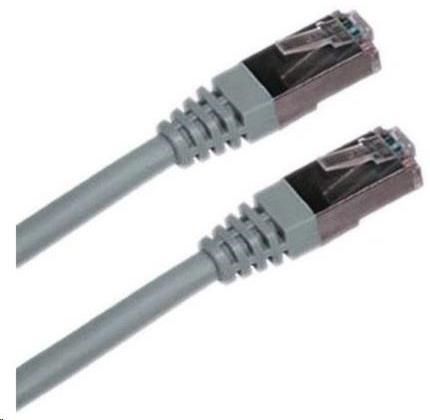 LYNX CS Patch kabel Cat6A, S-FTP - 2m, šedý (PK-SFTP6A-020-GR)