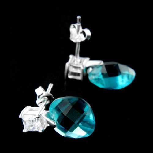 Stříbrné náušnice 14157