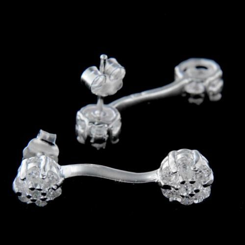 Stříbrné náušnice 14166