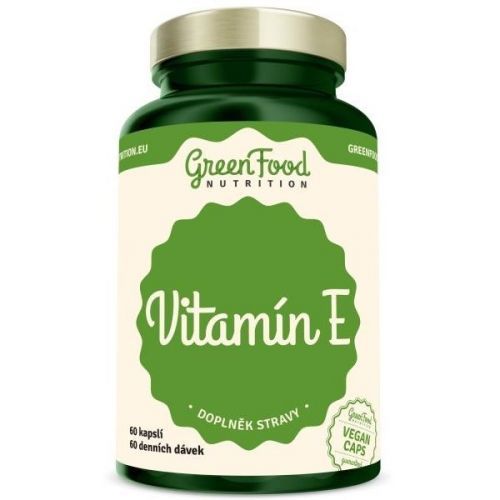 GreenFood Vitamín E vegan 60 kapslí