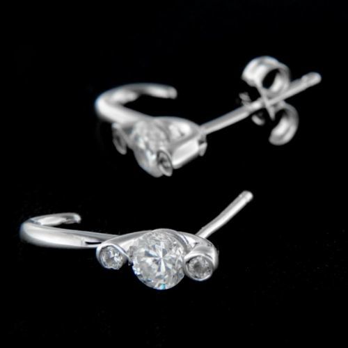 Stříbrné náušnice 14146