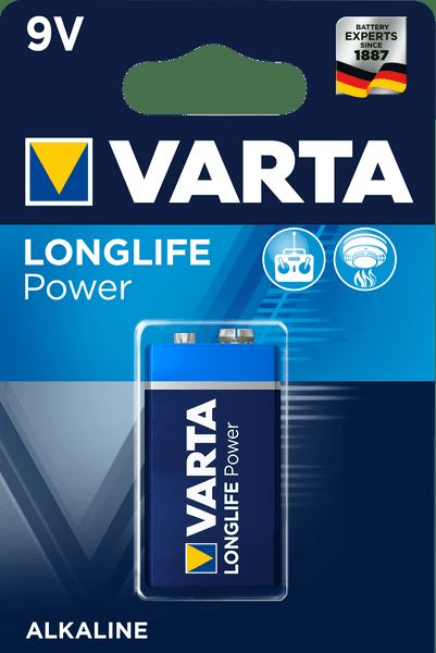 Alkalická baterie Varta High Energy 9V