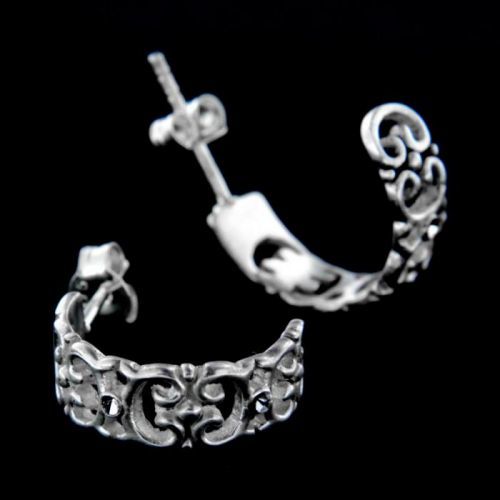 Stříbrné náušnice 14114