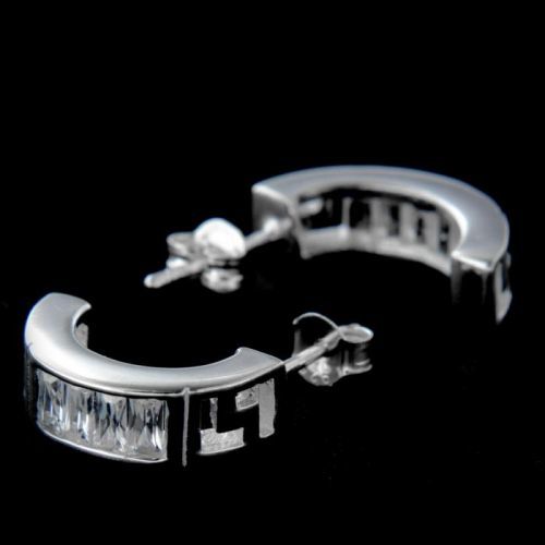 Stříbrné náušnice 14176