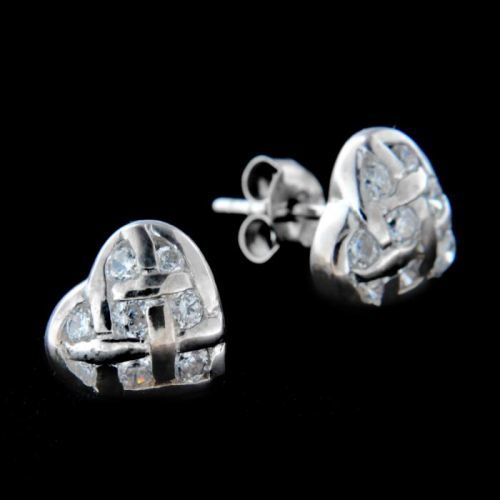 Stříbrné náušnice 14168