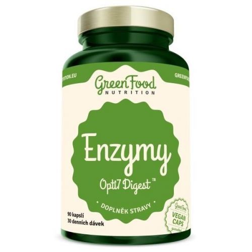 GREENFOOD NUTRITION Enzymy Opti 7 Digest 90 kapslí