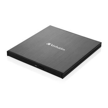 VERBATIM Externí Blu-ray externí Ultra HD 4K Slimline vypalovačka, USB-C, černá