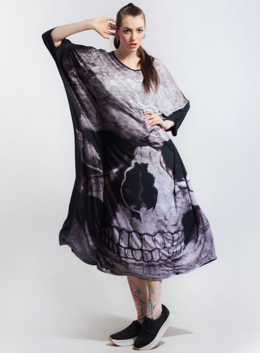 šaty dámské KILLSTAR - Skull Boho - Black L