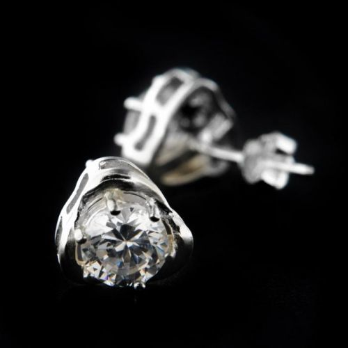 Stříbrné náušnice 14091