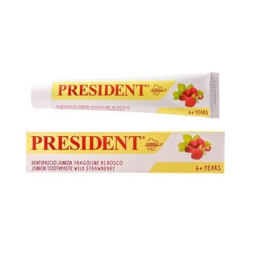 PresiDENT Zubní pasta gel děti 6+ let Jahoda 50ml