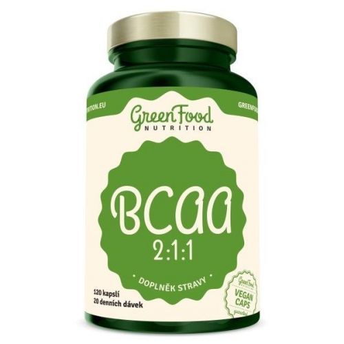 GreenFood BCAA 2:1:1 120 kapslí