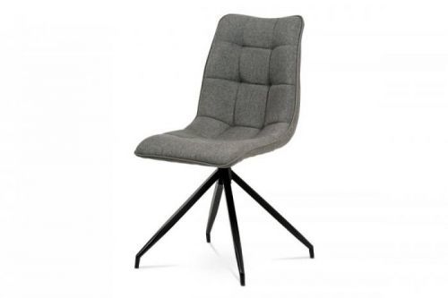 Jídelní židle, hnědá látka + ekokůže, kov antracit HC-396 COF2 HC-396 COF2 Autronic