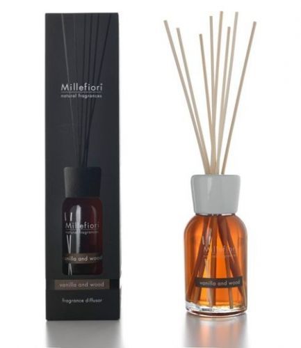 Millefiori Milano Aroma difuzér 250ml, NATURAL, Millefiori, Vanilka - dřevo 250 ml