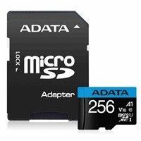 ADATA 256GB Premier MicroSDHC, R/W up to 100/25 MB/s, with Adapter