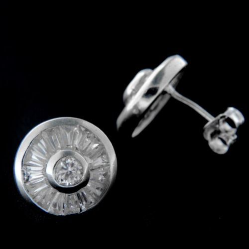 Stříbrné náušnice 14178