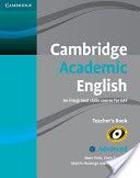 Cambridge Academic English C1 Advanced Teacher's Book - An Integrated Skills Course for EAP (Firth Matt)(Paperback)
