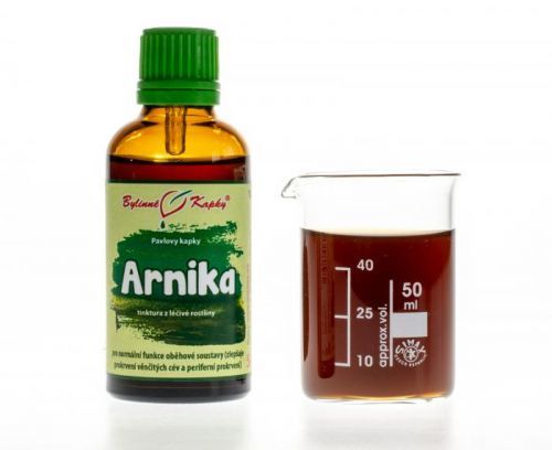 Arnika (prha) - bylinné kapky (tinktura)  50 ml