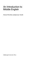 Introduction to Middle English (Smith Jeremy)(Paperback)