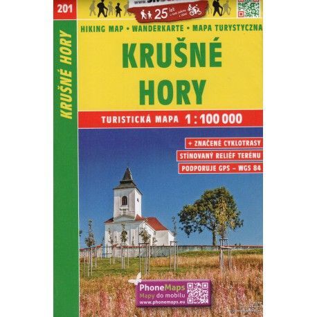 SHOCart 201 Krušné hory 1:100 000 turistická mapa