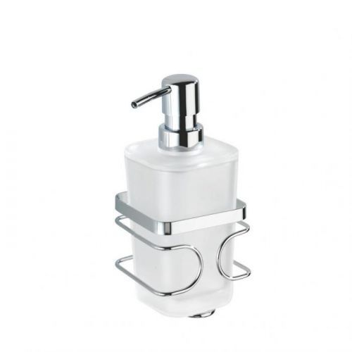 Dávkovač Mýdla Bílá Barvy Nerez Oceli