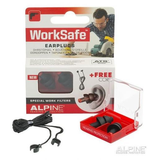 Earplugs ušní ucpávky Alpine WorkSafe