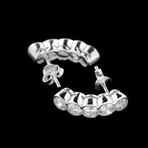 Stříbrné náušnice 15060