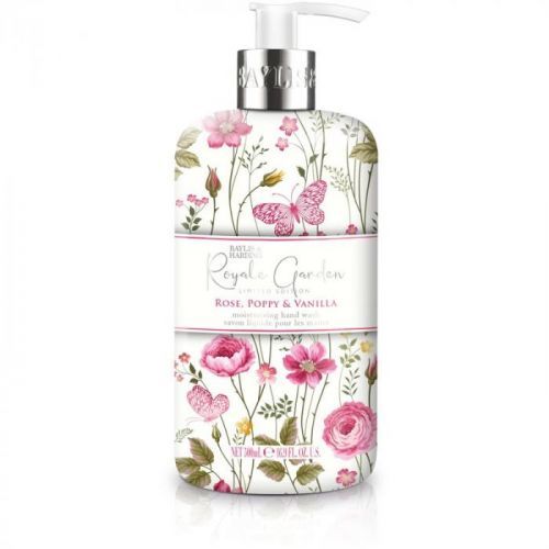 Baylis & Harding Royale Garden Rose, Poppy & Vanilla tekuté mýdlo na ruce 500 ml