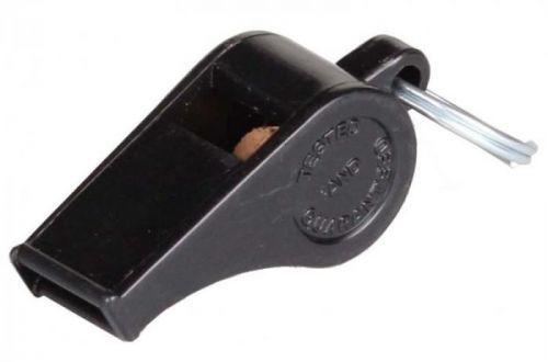 Merco plastic whistle black plastová píšťalka