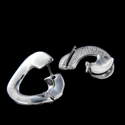 Stříbrné náušnice 14124