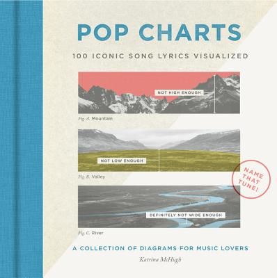 Pop Charts - 100 Iconic Song Lyrics Visualized (McHugh Katrina)(Pevná vazba)