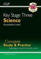 New KS3 Science Complete Study & Practice - Foundation (with Online Edition) (Books CGP)(Paperback / softback)