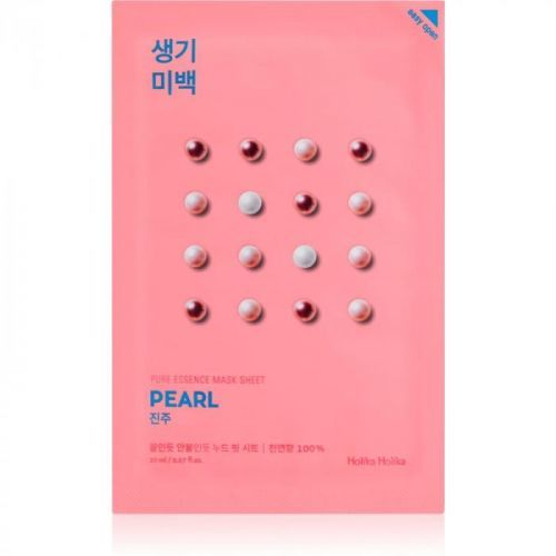 Holika Holika Pure Essence Mask Sheet Pearl plátýnková maska s rozjasňujícím účinkem