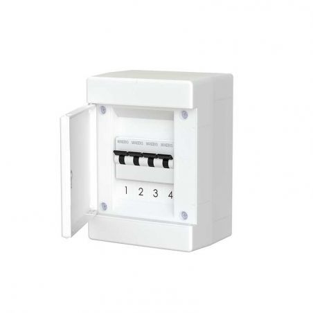 SCAME 678.1004.BW Nástěnná rozvodnice 4 moduly, bíle dveře, IP40