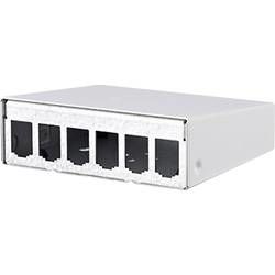 Síťový patch panel Metz Connect 130861-0602-E, 6 portů, nevybavený, 1 U