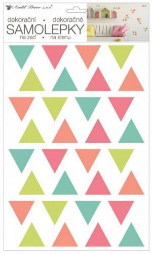 Anděl Samolepka na zeď - Trojúhelníky - 24 x 42 cm 10460
